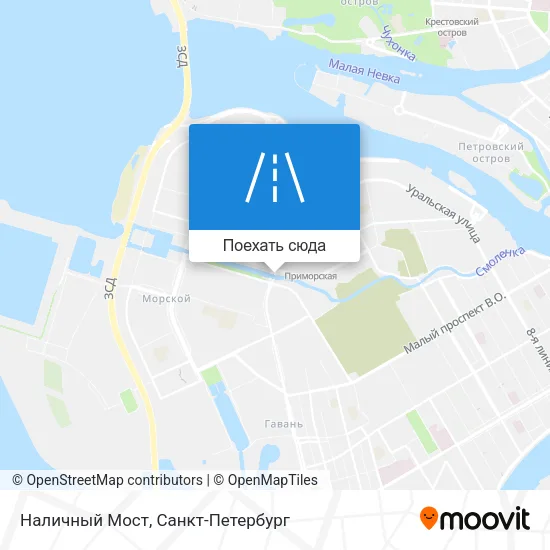Карта Наличный Мост