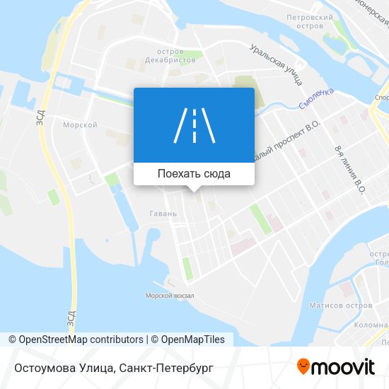 Карта Остоумова Улица