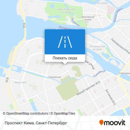 Карта Проспект Кима