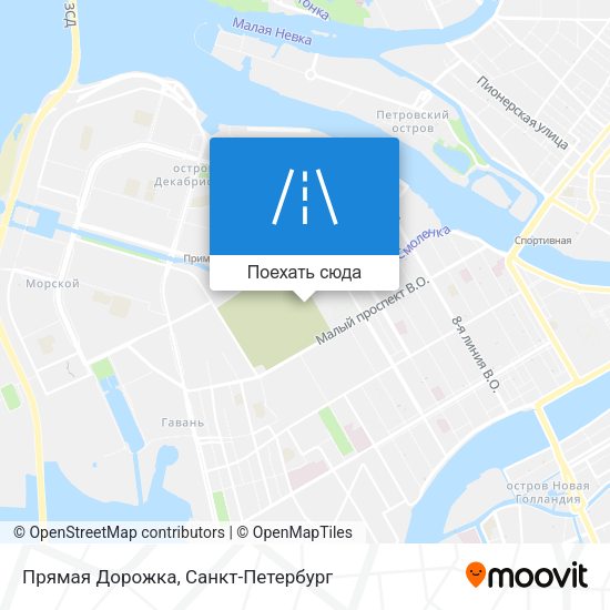 Карта Прямая Дорожка
