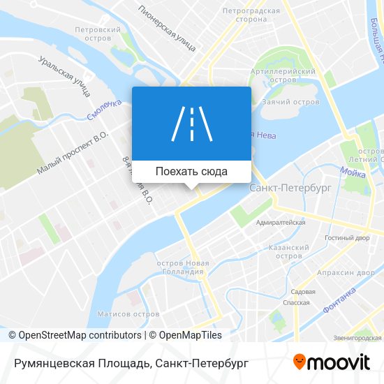 Карта Румянцевская Площадь