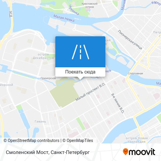 Карта Смоленский Мост
