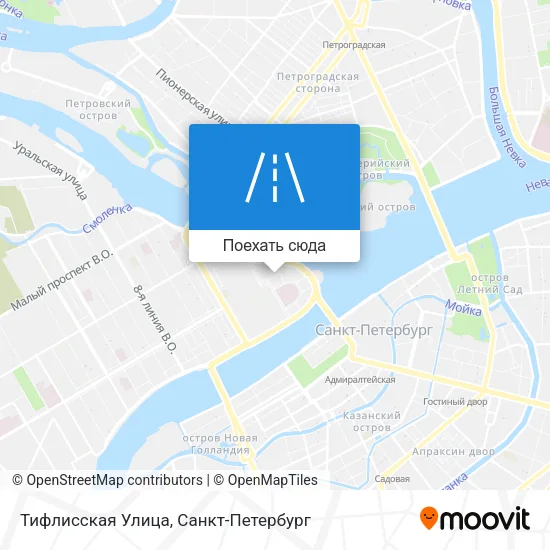 Карта Тифлисская Улица