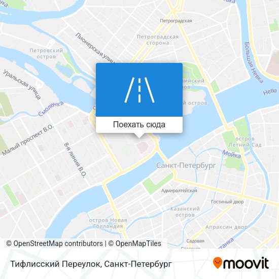 Карта Тифлисский Переулок