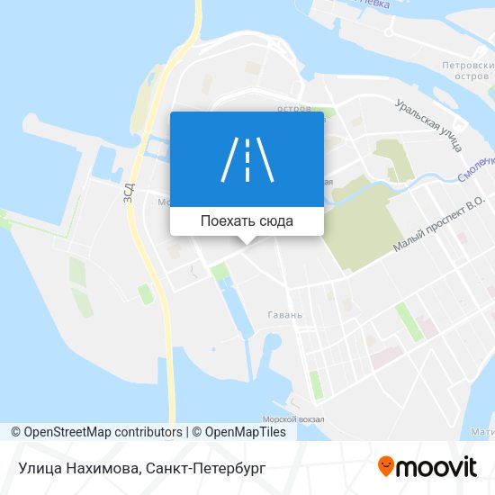 Карта Улица Нахимова