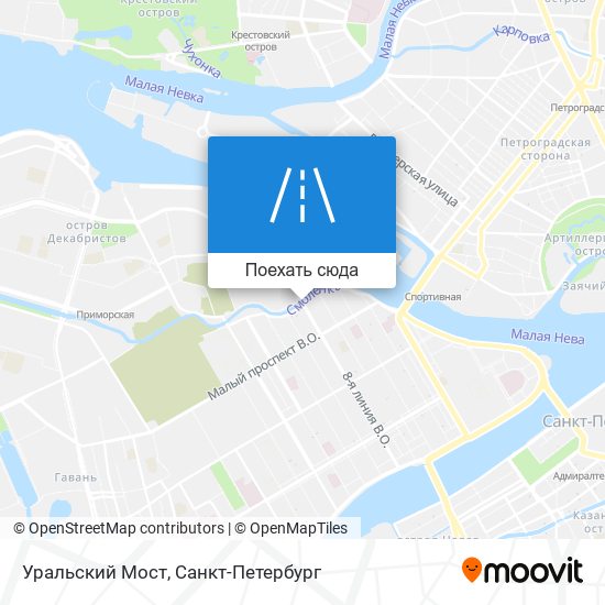 Карта Уральский Мост