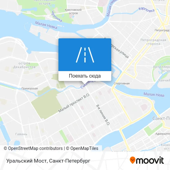 Карта Уральский Мост