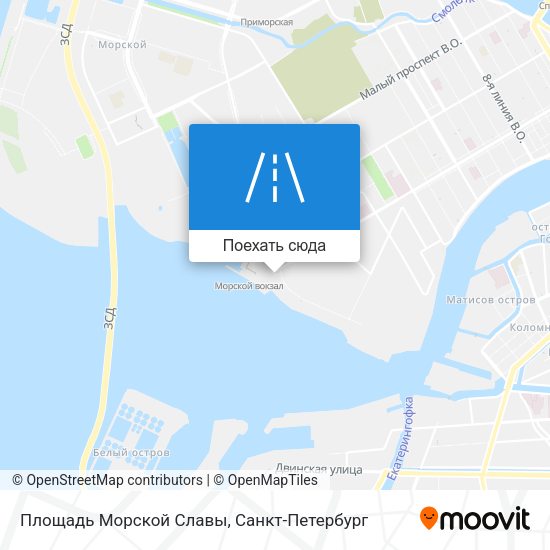 Карта Площадь Морской Славы