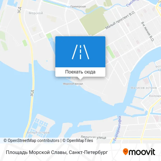 Карта Площадь Морской Славы