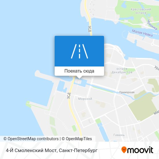 Карта 4-Й Смоленский Мост