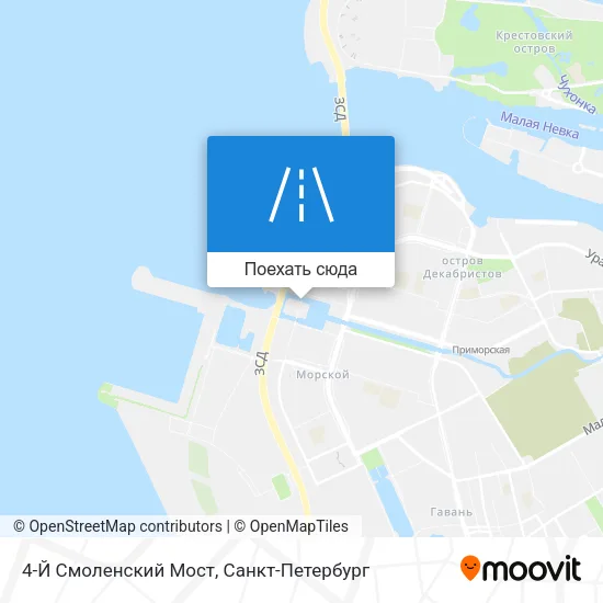 Карта 4-Й Смоленский Мост