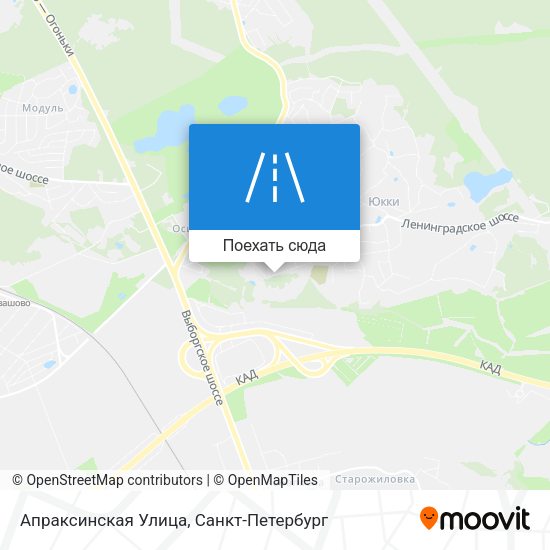 Карта Апраксинская Улица