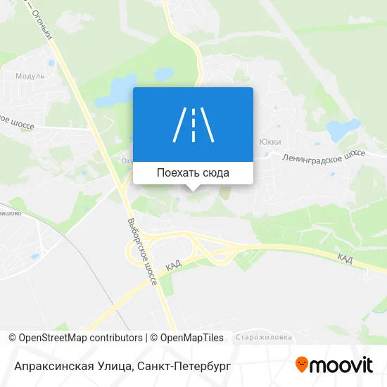Карта Апраксинская Улица