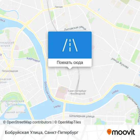 Карта Бобруйская Улица