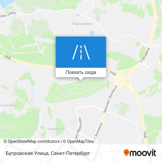 Карта Бугровская Улица