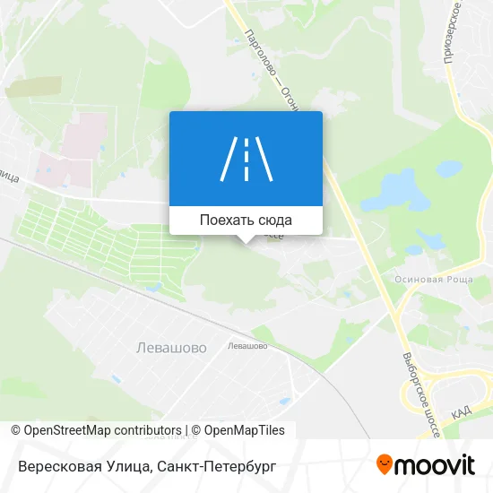 Карта Вересковая Улица