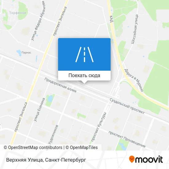 Карта Верхняя Улица