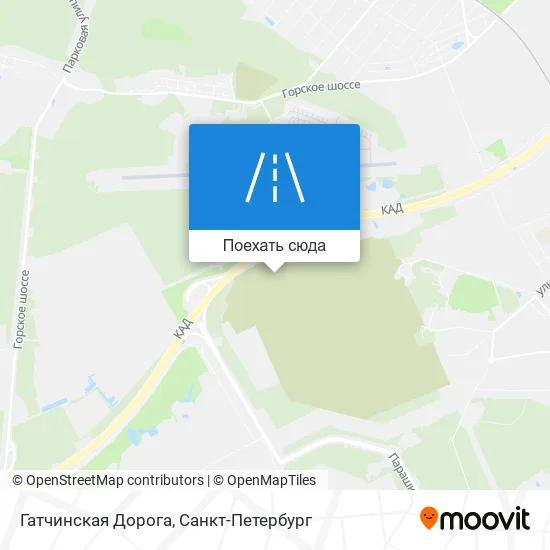 Карта Гатчинская Дорога