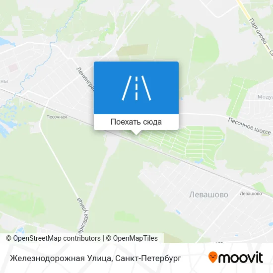 Карта Железнодорожная Улица