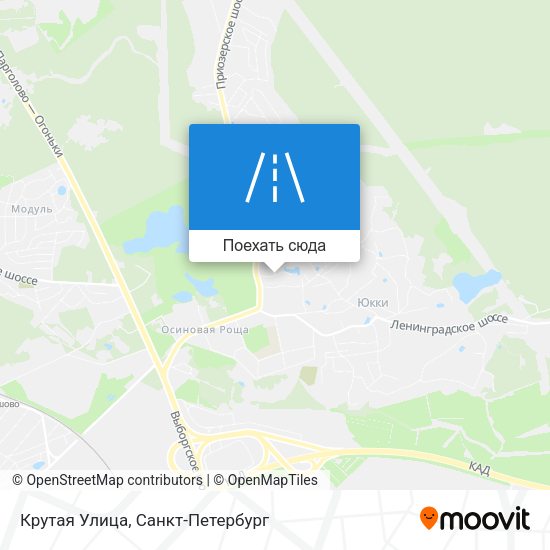 Карта Крутая Улица
