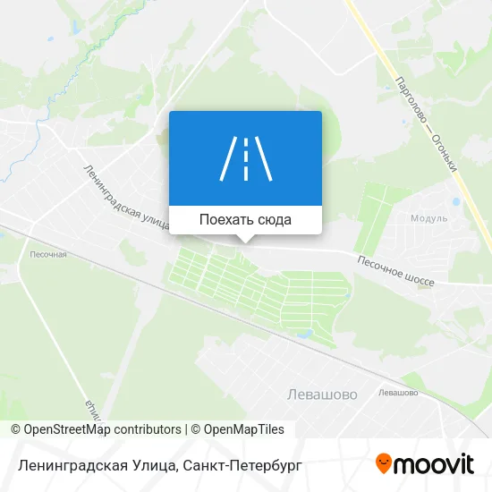 Карта Ленинградская Улица