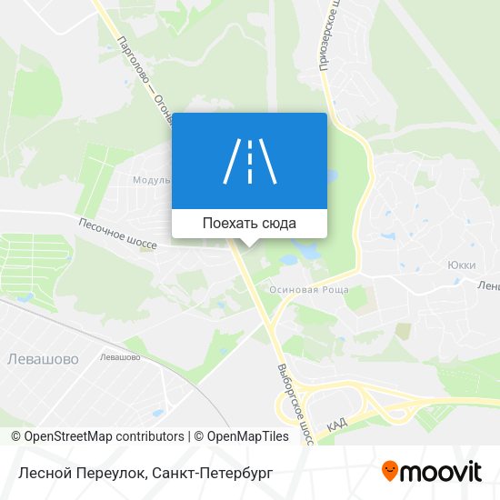 Карта Лесной Переулок