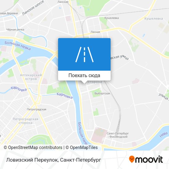 Карта Ловизский Переулок