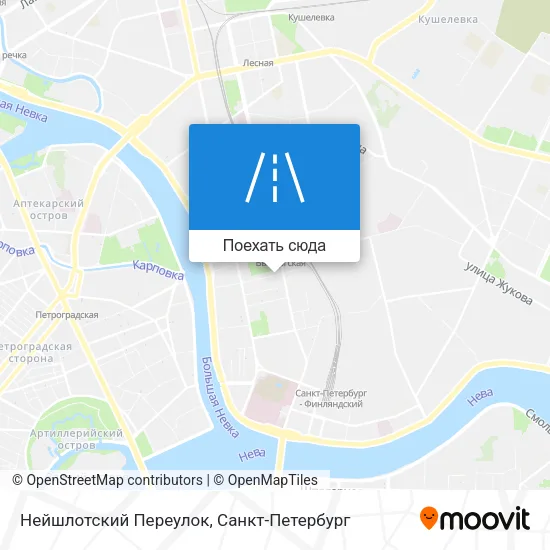Карта Нейшлотский Переулок