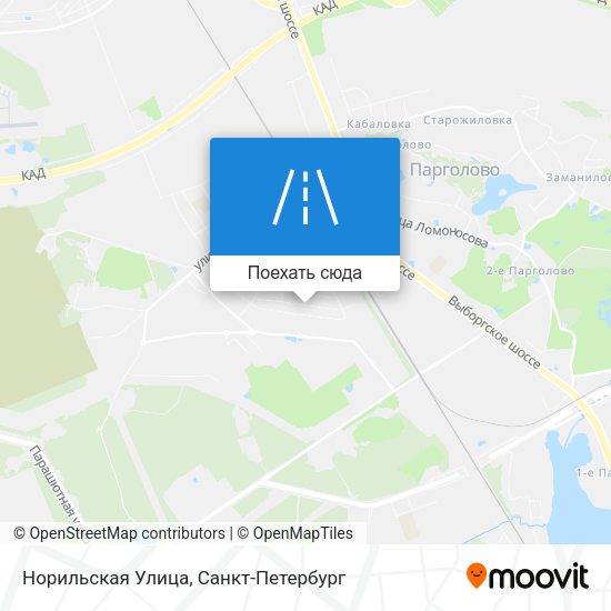 Карта Норильская Улица