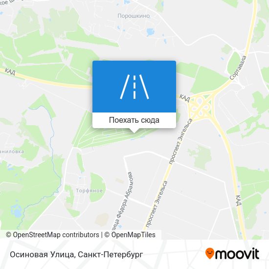 Карта Осиновая Улица