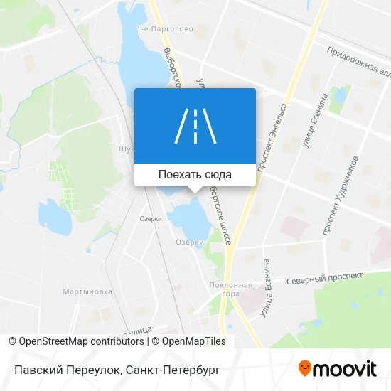Карта Павский Переулок