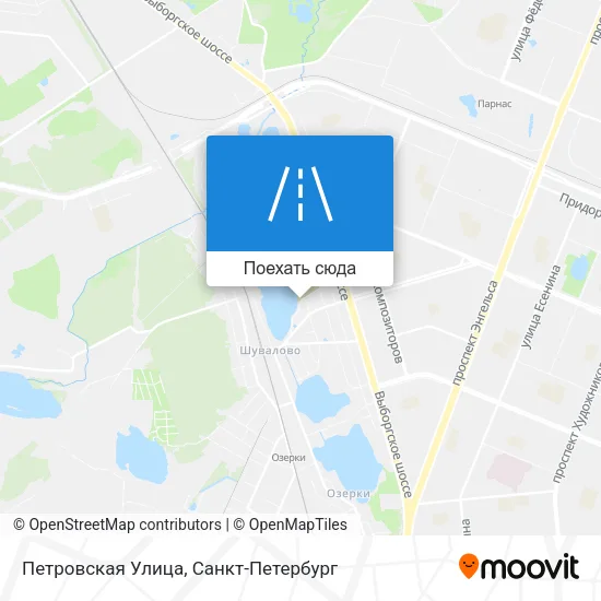 Карта Петровская Улица