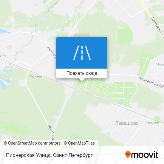 Карта Пионерская Улица