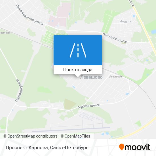 Карта Проспект Карпова