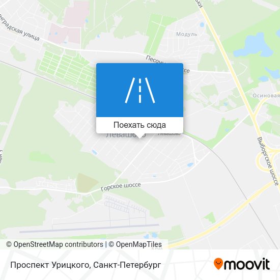 Карта Проспект Урицкого