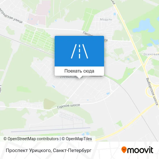 Карта Проспект Урицкого