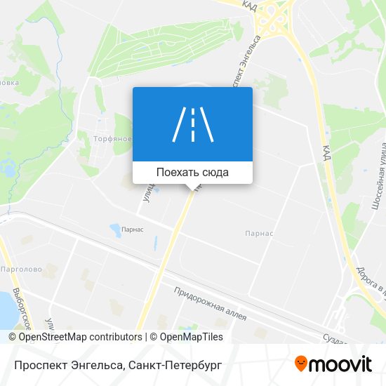 Карта Проспект Энгельса
