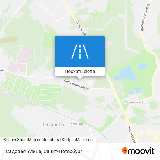 Карта Садовая Улица