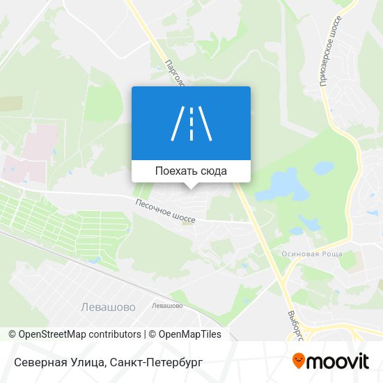 Карта Северная Улица