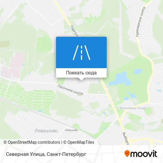 Карта Северная Улица