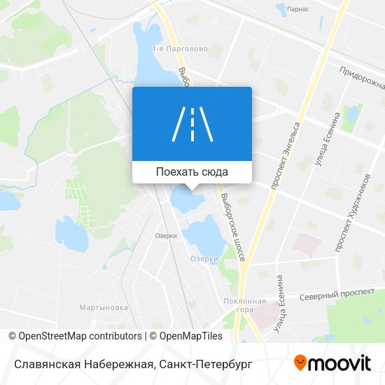 Карта Славянская Набережная