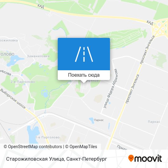 Карта Старожиловская Улица