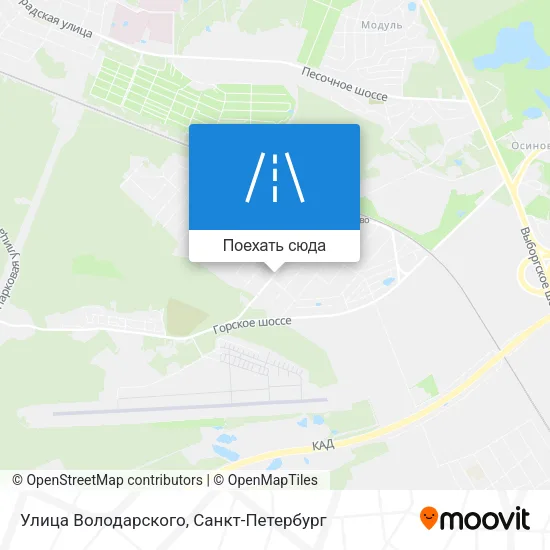 Карта Улица Володарского