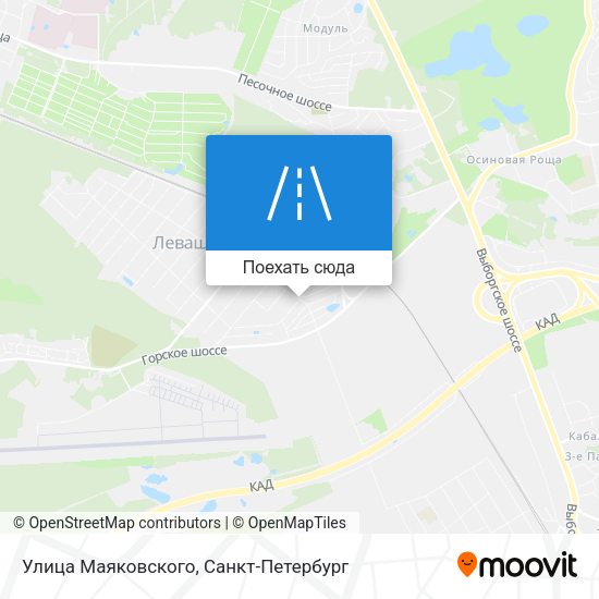 Карта Улица Маяковского