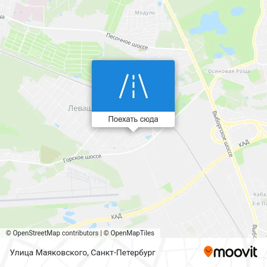 Карта Улица Маяковского