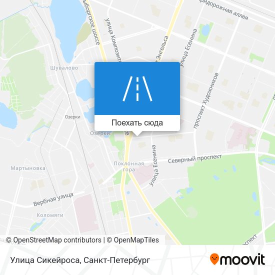 Карта Улица Сикейроса