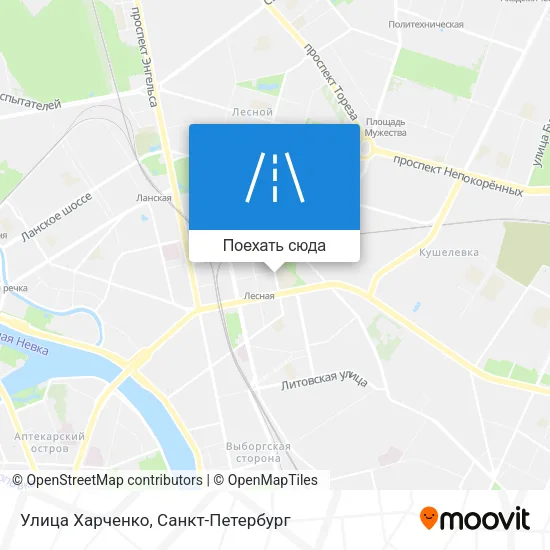 Карта Улица Харченко