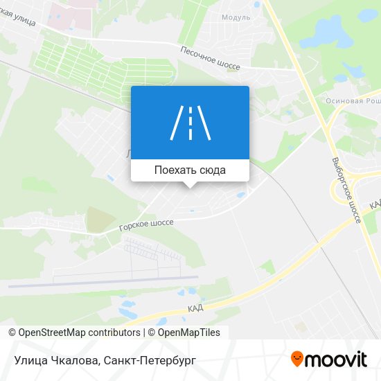 Карта Улица Чкалова