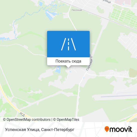 Карта Успенская Улица