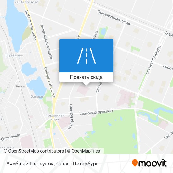 Карта Учебный Переулок